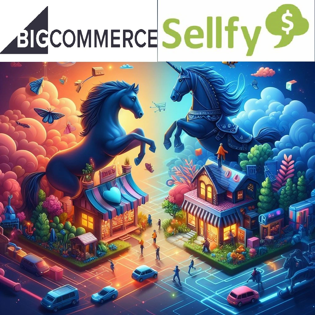 Pricing tiers, summarized comparison & table(BigCommerce vs Sellfy)