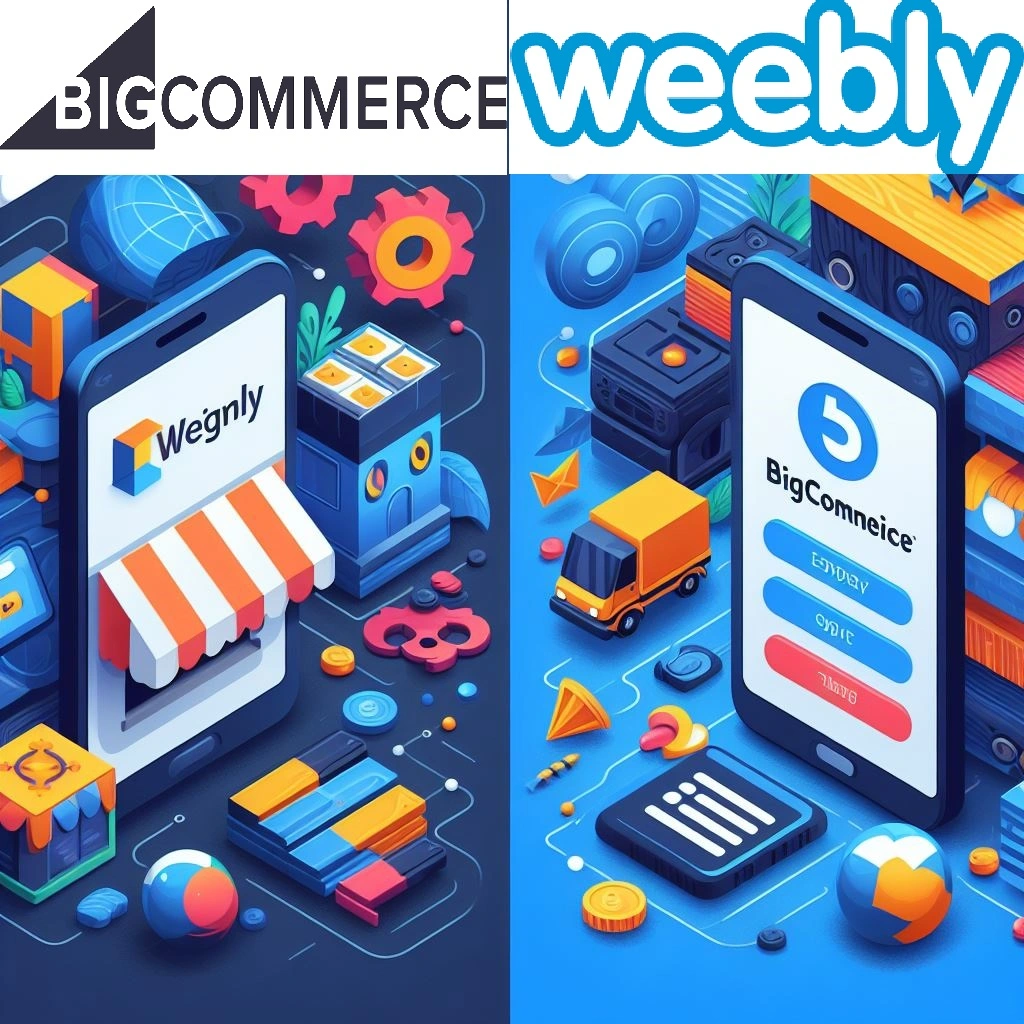 Pricing tiers, summarized comparison & table (BigCommerce vs Weebly)